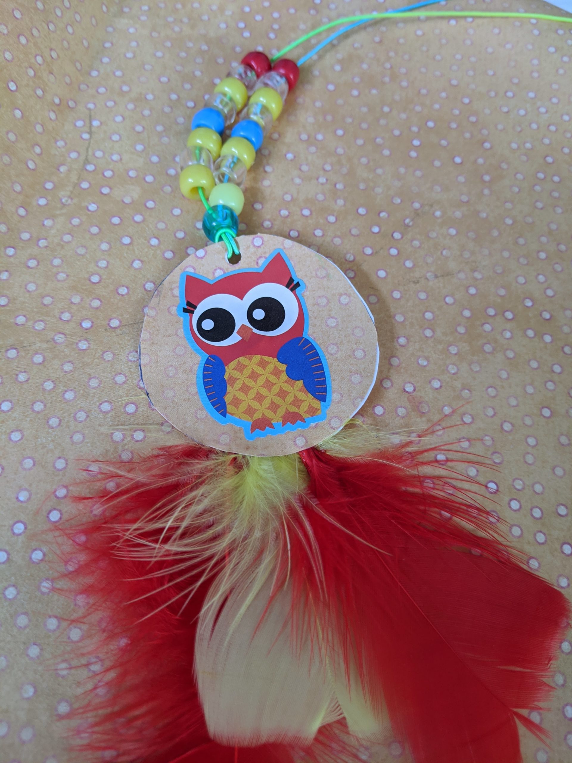 Feather Necklace Take and Make Craft