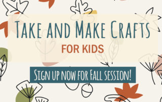 Fall 2020 Take and Make Craft program for kids