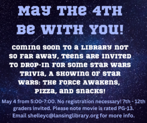 May the 4th Be With You