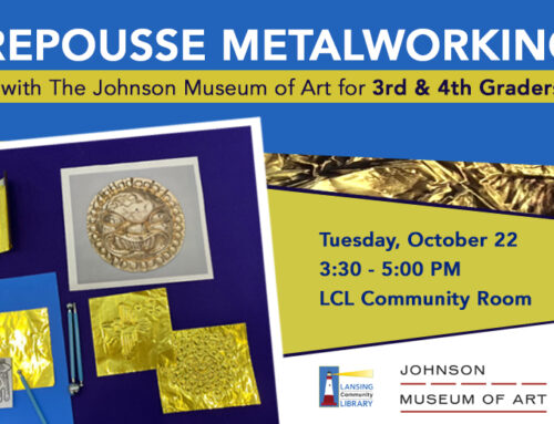 Repousse Metalworking with The Johnson Museum of Art for 3rd & 4th Graders