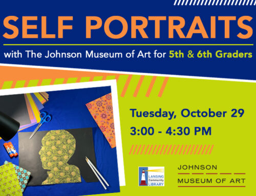 Self Portraits with The Johnson Museum of Art for 5th & 6th Graders