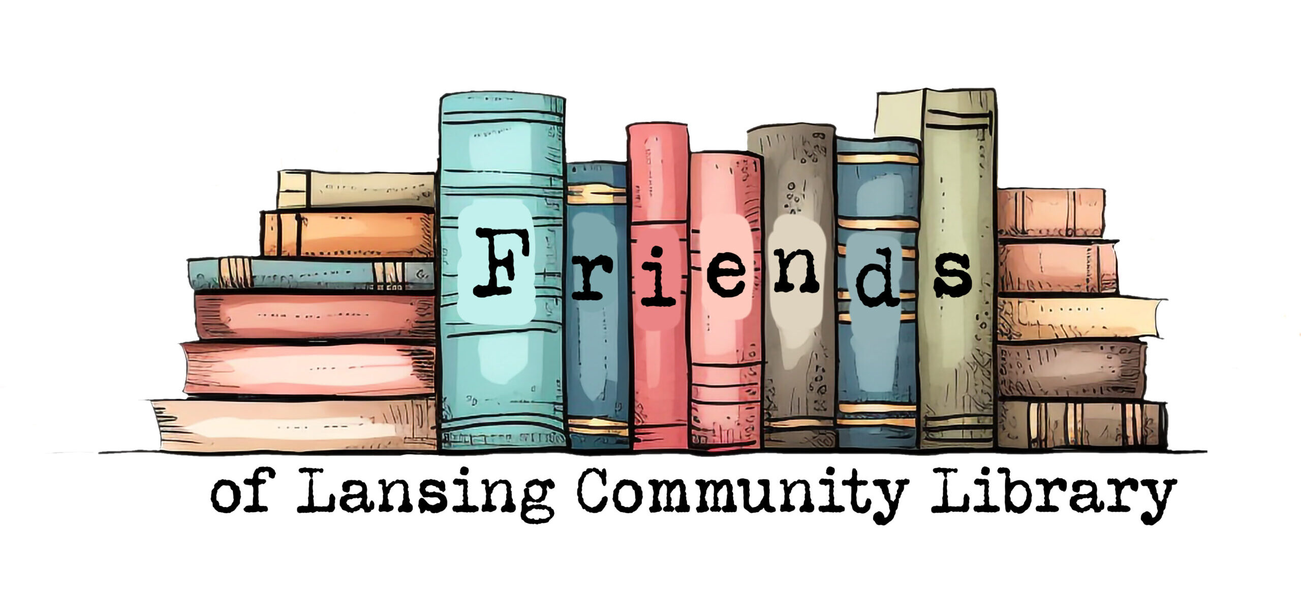 Friends of Lansing Community Library logo